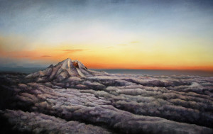 "Carlo's Inspiration", pastel, 22" x 35" (56 x 90 cm)