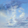 Clouds Over Damariscotta Lake, 16.5" X 10.25"