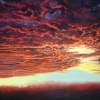 EB Sunset #3 16” X 20” (41 X 51 Cm), Pastel