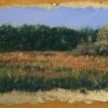 West Union Colors II 9.75” X 21.75” (25 X 56 Cm), Pastel Sull’oro (on Gold Leaf)