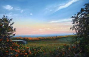 "New Beginning", pastel, 9.5" x 13", copyright AHeywood.