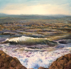 "Wave", 17" x 17.5", copyright AHeywood 2018